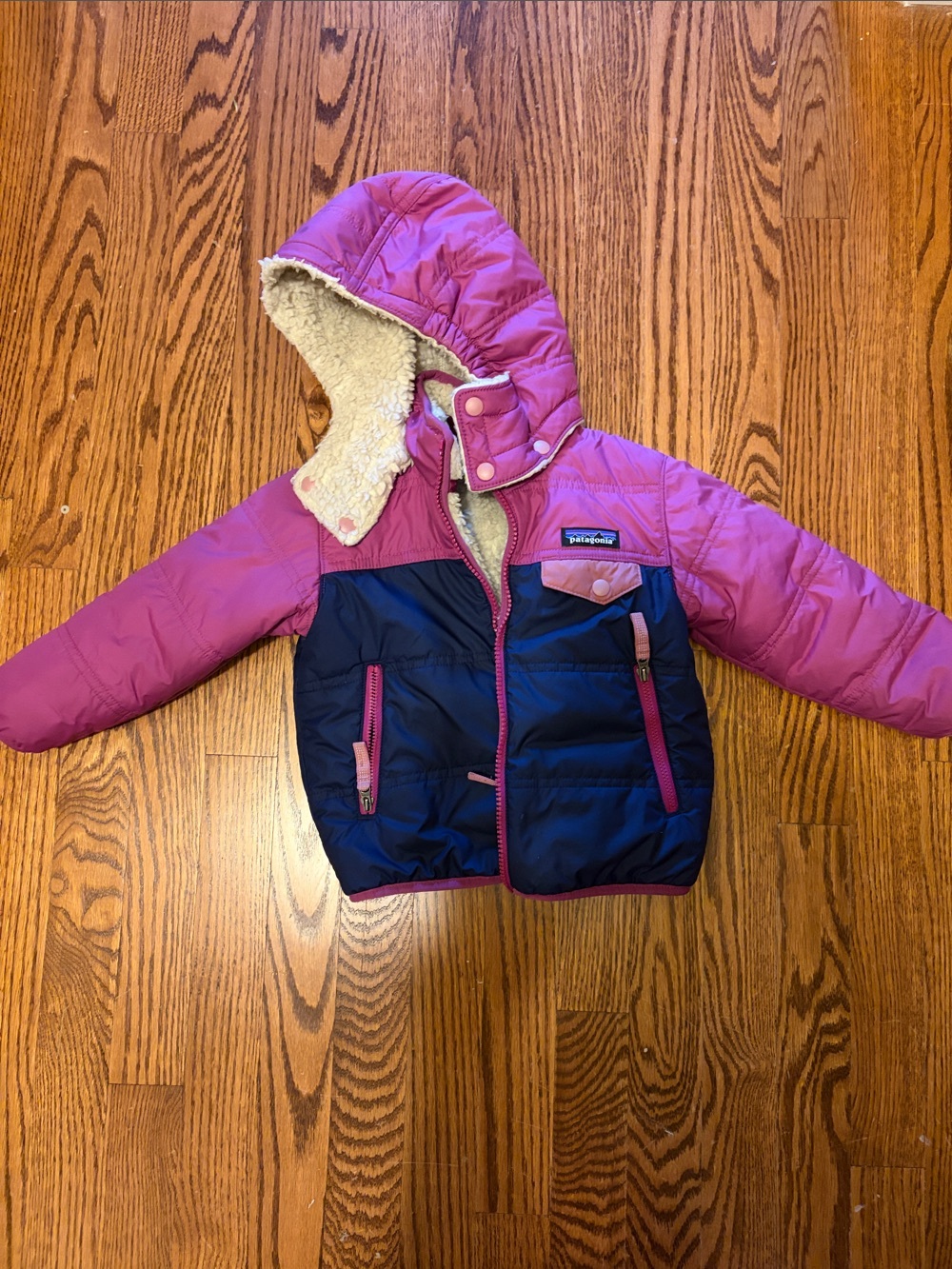 Toddler reversible Tribbles winter coat
